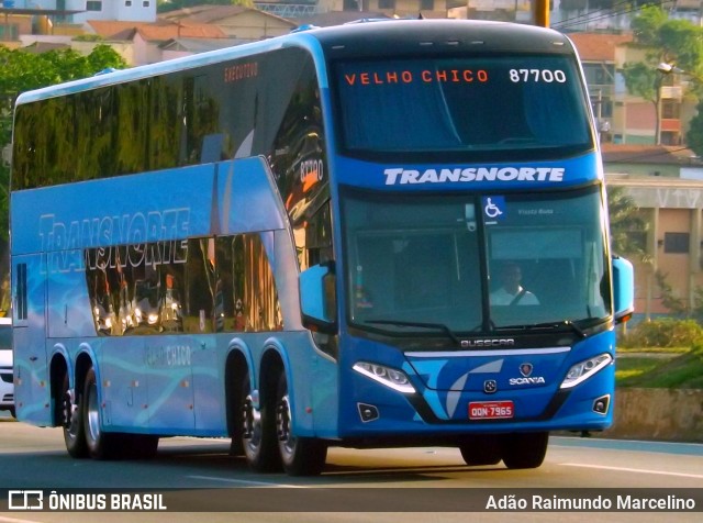 Transnorte - Transporte e Turismo Norte de Minas 87700 na cidade de Belo Horizonte, Minas Gerais, Brasil, por Adão Raimundo Marcelino. ID da foto: 7145153.