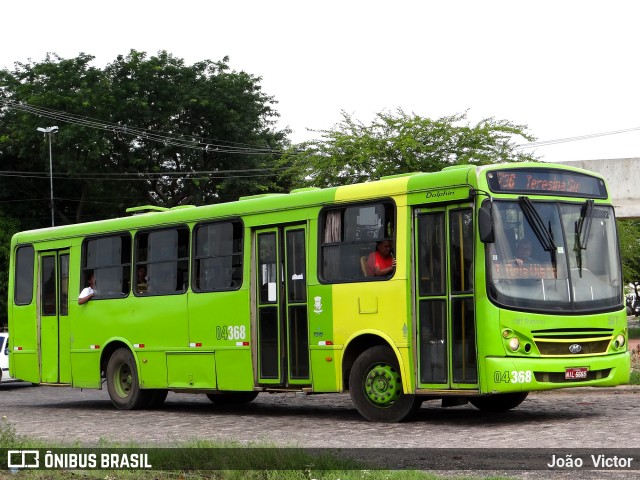 Transcol Transportes Coletivos 04368 na cidade de Teresina, Piauí, Brasil, por João Victor. ID da foto: 7144525.