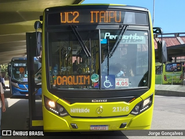 Viação Pendotiba 2.1.148 na cidade de Niterói, Rio de Janeiro, Brasil, por Jorge Gonçalves. Número da foto: #7142592.