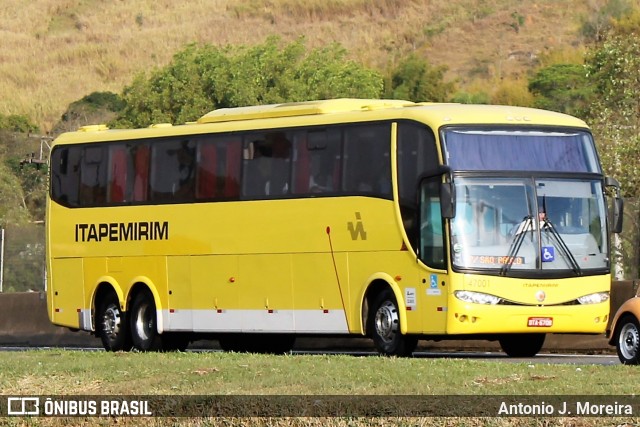 Viação Itapemirim 47001 na cidade de Aparecida, São Paulo, Brasil, por Antonio J. Moreira. Número da foto: #7143034.