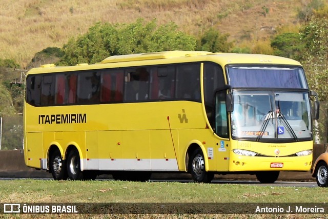 Viação Itapemirim 47001 na cidade de Aparecida, São Paulo, Brasil, por Antonio J. Moreira. ID da foto: 7143034.