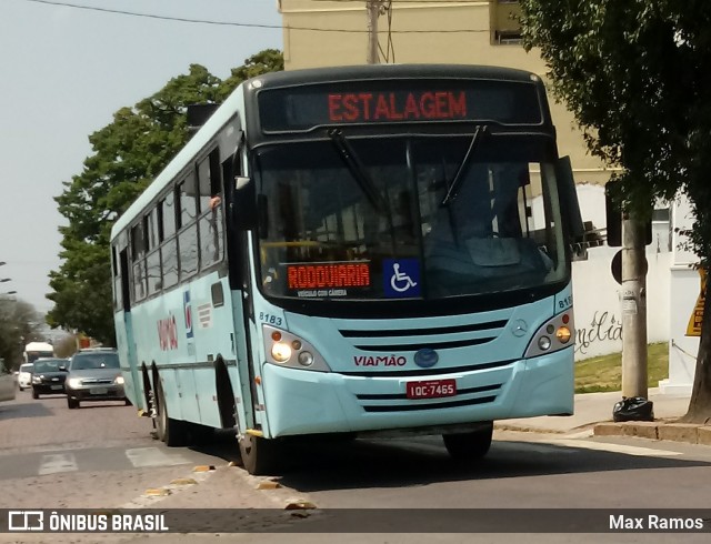 Empresa de Transporte Coletivo Viamão 8183 na cidade de Viamão, Rio Grande do Sul, Brasil, por Max Ramos. ID da foto: 7142810.