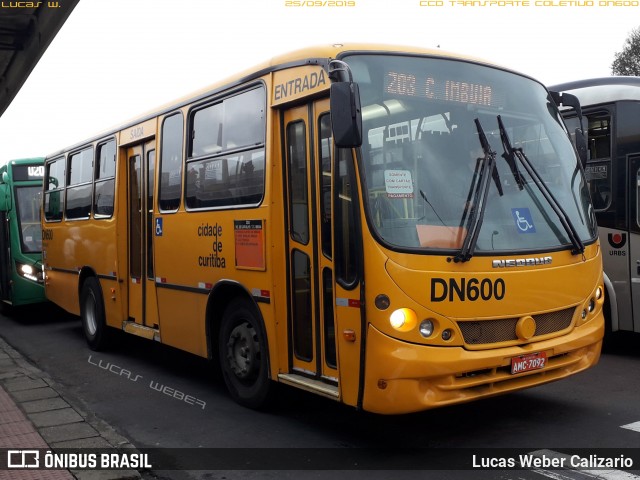 Empresa Cristo Rei > CCD Transporte Coletivo DN600 na cidade de Curitiba, Paraná, Brasil, por Lucas Weber Calizario. ID da foto: 7144609.