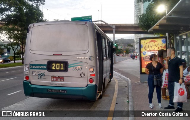 Viação Grande Vitória 6930 na cidade de Vitória, Espírito Santo, Brasil, por Everton Costa Goltara. Número da foto: #7143136.