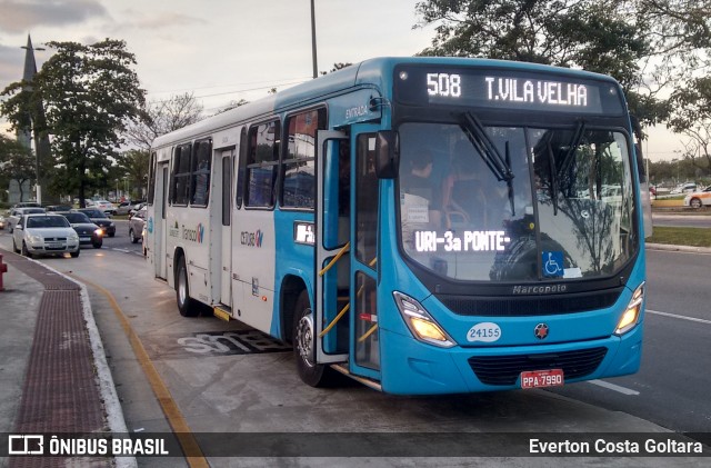 Unimar Transportes 24155 na cidade de Vitória, Espírito Santo, Brasil, por Everton Costa Goltara. Número da foto: #7145707.
