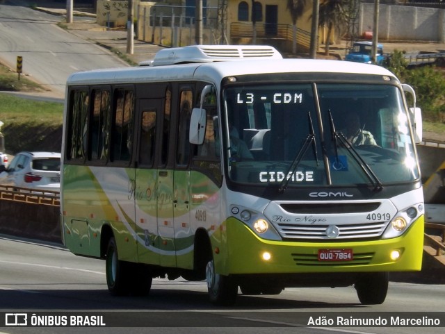 Rio Negro Fretamento e Turismo 40919 na cidade de Belo Horizonte, Minas Gerais, Brasil, por Adão Raimundo Marcelino. ID da foto: 7145222.