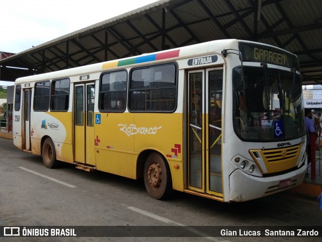 Auto Viação Floresta 2258 na cidade de Rio Branco, Acre, Brasil, por Gian Lucas  Santana Zardo. ID da foto: 7143731.