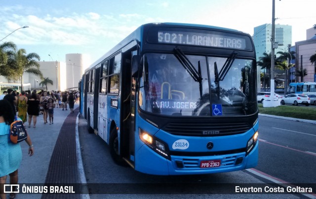 Viação Grande Vitória 23134 na cidade de Vitória, Espírito Santo, Brasil, por Everton Costa Goltara. ID da foto: 7143138.