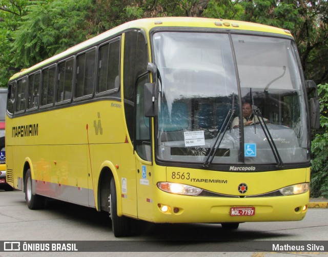 Viação Itapemirim 8563 na cidade de São Paulo, São Paulo, Brasil, por Matheus dos Anjos Silva. Número da foto: #7145542.