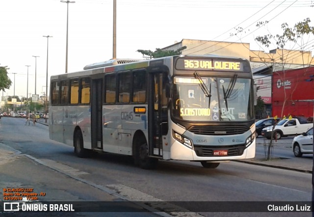 Transportes Estrela C82645 na cidade de Rio de Janeiro, Rio de Janeiro, Brasil, por Claudio Luiz. ID da foto: 7145154.