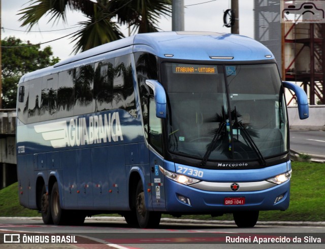 Viação Águia Branca 27330 na cidade de Vitória, Espírito Santo, Brasil, por Rudnei Aparecido da Silva. Número da foto: #7147842.