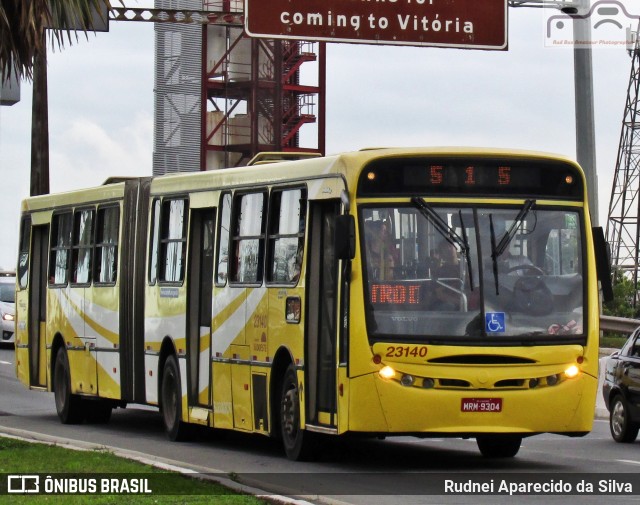 Viação Grande Vitória 23140 na cidade de Vitória, Espírito Santo, Brasil, por Rudnei Aparecido da Silva. ID da foto: 7147845.