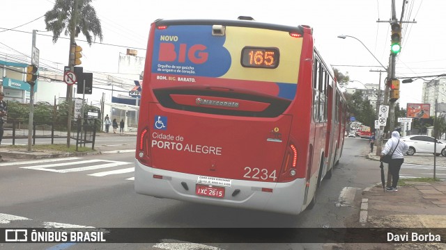 VTC - Viação Teresópolis Cavalhada 2234 na cidade de Porto Alegre, Rio Grande do Sul, Brasil, por Davi Borba. ID da foto: 7145893.