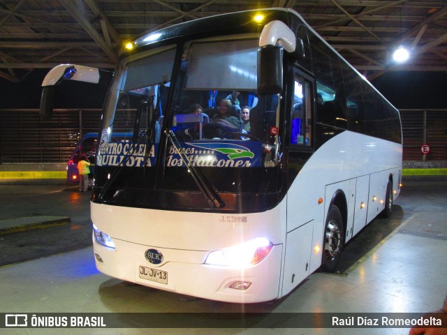 Buses Los Halcones JLJV-13 na cidade de Santiago, Santiago, Metropolitana de Santiago, Chile, por Raúl Díaz Romeodelta. ID da foto: 7147698.