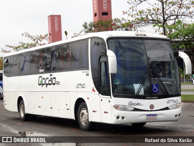 Nova Opção Turismo 2750 na cidade de Rio de Janeiro, Rio de Janeiro, Brasil, por Rafael da Silva Xarão. ID da foto: 7147624.