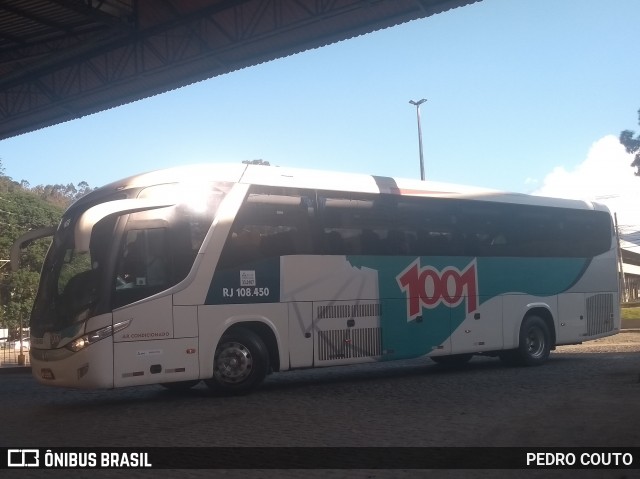 Auto Viação 1001 RJ 108.450 na cidade de Nova Friburgo, Rio de Janeiro, Brasil, por PEDRO COUTO. ID da foto: 7146080.