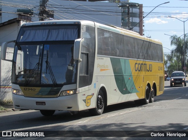 Empresa Gontijo de Transportes 12340 na cidade de Ipatinga, Minas Gerais, Brasil, por Carlos  Henrique. ID da foto: 7147976.