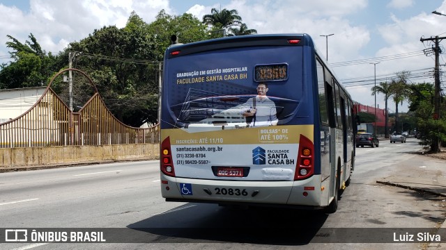 Viação Jardins 20836 na cidade de Contagem, Minas Gerais, Brasil, por Luiz Silva. Número da foto: #7150000.