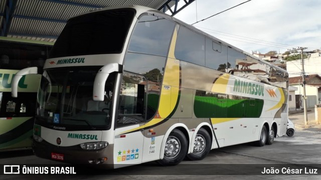 MinasSul - Minastur - Viação Minas Tour 9000 na cidade de Oliveira, Minas Gerais, Brasil, por João César Luz. Número da foto: #7149483.