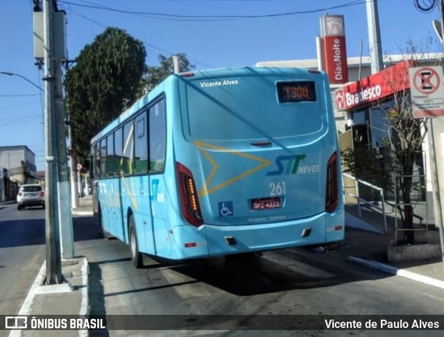 Saritur - Santa Rita Transporte Urbano e Rodoviário 261 na cidade de Ribeirão das Neves, Minas Gerais, Brasil, por Vicente de Paulo Alves. ID da foto: 7148505.