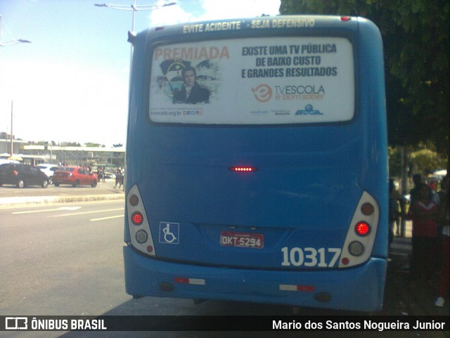 Concessionária Salvador Norte - CSN Transportes 10317 na cidade de Salvador, Bahia, Brasil, por Mario dos Santos Nogueira Junior. Número da foto: #7148882.