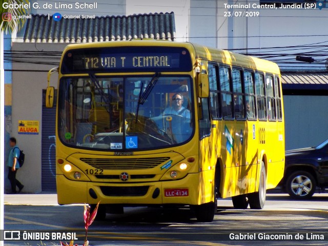 Viação Leme 1022 na cidade de Jundiaí, São Paulo, Brasil, por Gabriel Giacomin de Lima. Número da foto: #7150218.