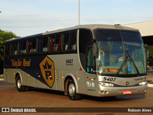 Viação Real 9407 na cidade de Maringá, Paraná, Brasil, por Robson Alves. Número da foto: #7149901.