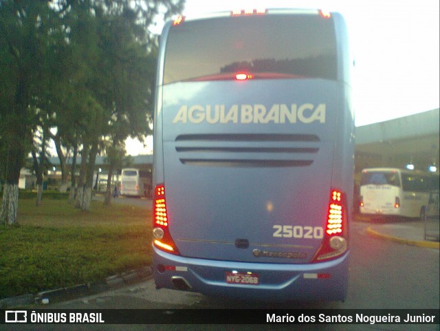 Viação Águia Branca 25020 na cidade de Salvador, Bahia, Brasil, por Mario dos Santos Nogueira Junior. ID da foto: 7151080.