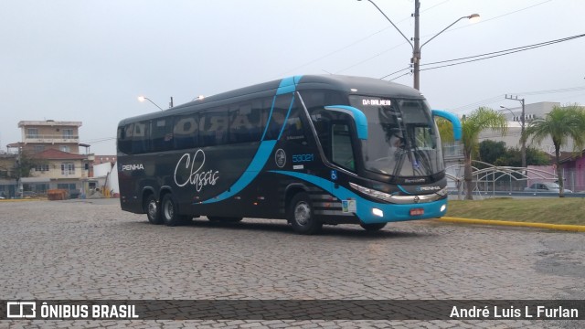 Empresa de Ônibus Nossa Senhora da Penha 53021 na cidade de Balneário Camboriú, Santa Catarina, Brasil, por André Luis L Furlan. Número da foto: #7151037.