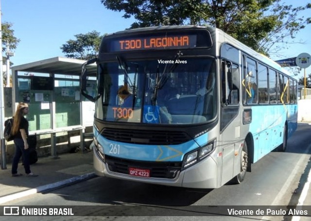 Saritur - Santa Rita Transporte Urbano e Rodoviário 261 na cidade de Ribeirão das Neves, Minas Gerais, Brasil, por Vicente de Paulo Alves. ID da foto: 7148502.