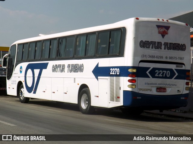 Orytur-Turismo 2270 na cidade de Belo Horizonte, Minas Gerais, Brasil, por Adão Raimundo Marcelino. ID da foto: 7150512.