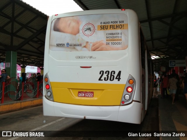 Auto Viação Floresta 2364 na cidade de Rio Branco, Acre, Brasil, por Gian Lucas  Santana Zardo. Número da foto: #7148557.