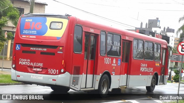 Trevo Transportes Coletivos 1001 na cidade de Porto Alegre, Rio Grande do Sul, Brasil, por Davi Borba. ID da foto: 7148711.