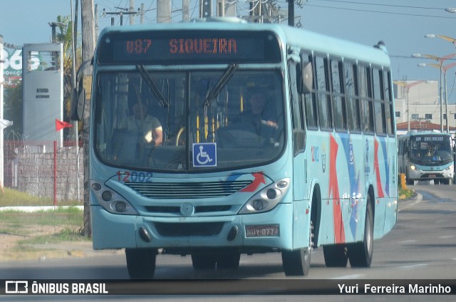Auto Viação São José 12002 na cidade de Fortaleza, Ceará, Brasil, por Yuri Ferreira Marinho. Número da foto: #7148648.