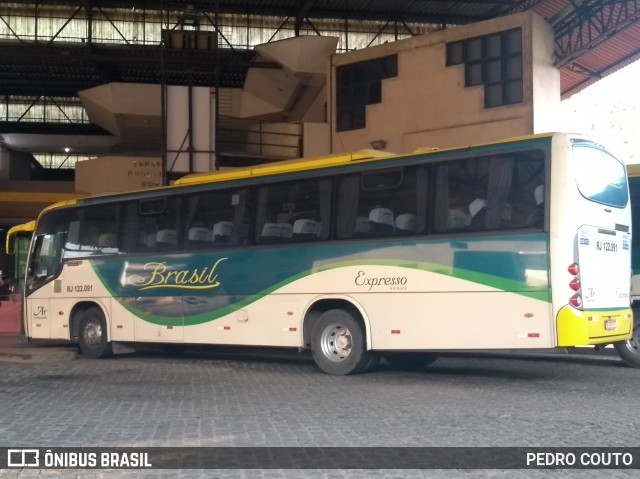 Brasil SA Transporte e Turismo RJ 122.091 na cidade de Nova Friburgo, Rio de Janeiro, Brasil, por PEDRO COUTO. ID da foto: 7149843.