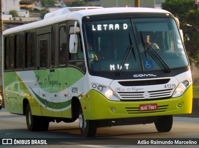 Rio Negro Fretamento e Turismo 41319 na cidade de Belo Horizonte, Minas Gerais, Brasil, por Adão Raimundo Marcelino. Número da foto: #7153415.