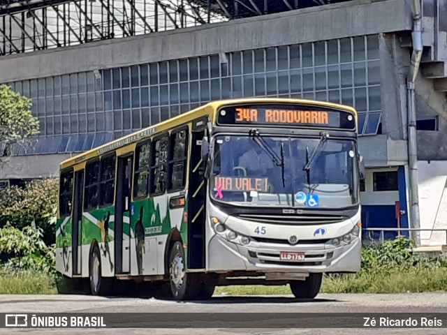 Viação Dedo de Deus 45 na cidade de Teresópolis, Rio de Janeiro, Brasil, por Zé Ricardo Reis. ID da foto: 7152651.