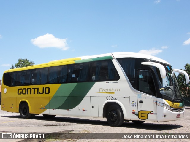 Empresa Gontijo de Transportes 0321012 na cidade de Teresina, Piauí, Brasil, por José Ribamar Lima Fernandes. ID da foto: 7152693.