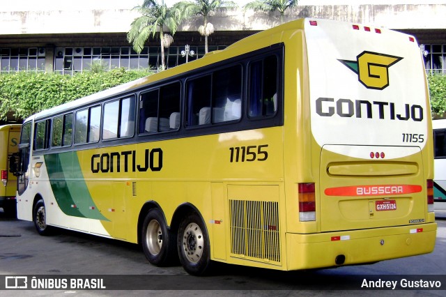 Empresa Gontijo de Transportes 11155 na cidade de Belo Horizonte, Minas Gerais, Brasil, por Andrey Gustavo. Número da foto: #7151594.
