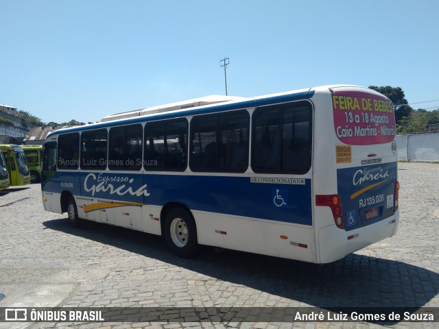 Expresso Garcia RJ 135.026 na cidade de Niterói, Rio de Janeiro, Brasil, por André Luiz Gomes de Souza. ID da foto: 7152833.