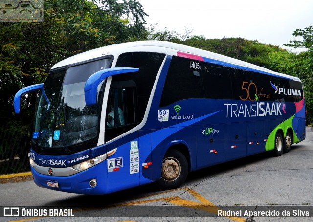 Trans Isaak Turismo 1405 na cidade de São Paulo, São Paulo, Brasil, por Rudnei Aparecido da Silva. Número da foto: #7153664.