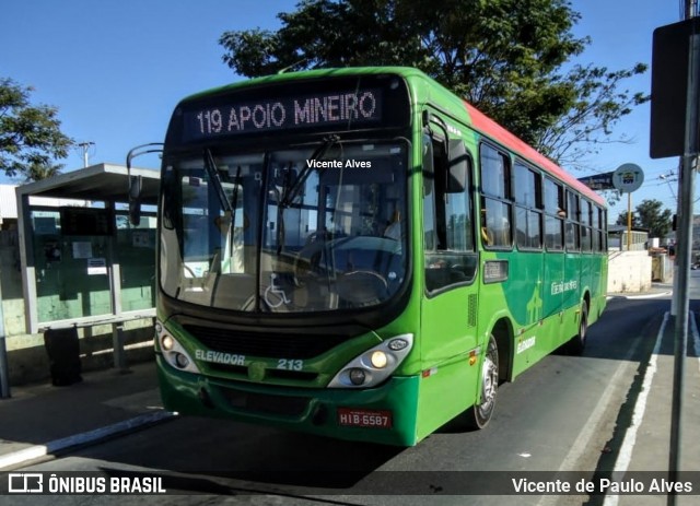 Saritur - Santa Rita Transporte Urbano e Rodoviário 213 na cidade de Ribeirão das Neves, Minas Gerais, Brasil, por Vicente de Paulo Alves. Número da foto: #7151821.