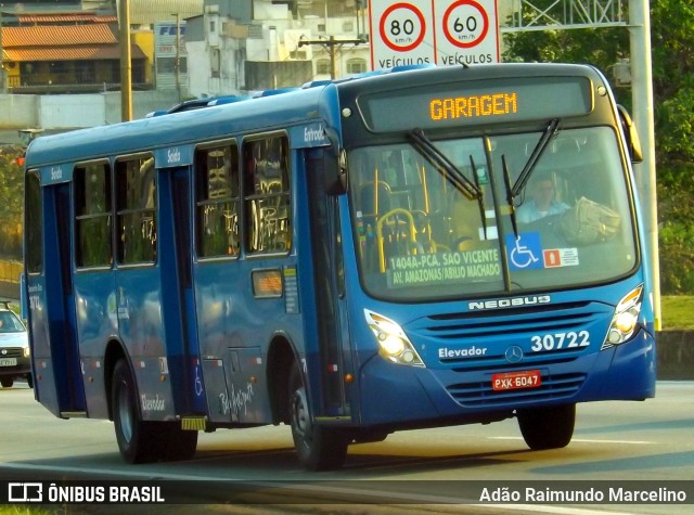 Bettania Ônibus 30722 na cidade de Belo Horizonte, Minas Gerais, Brasil, por Adão Raimundo Marcelino. Número da foto: #7153375.