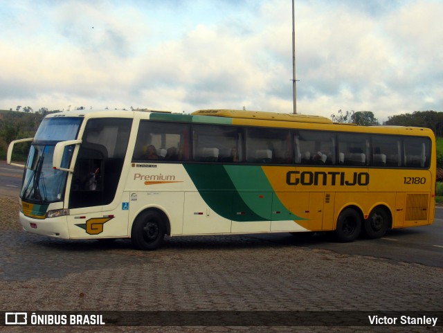 Empresa Gontijo de Transportes 12180 na cidade de João Monlevade, Minas Gerais, Brasil, por Victor Stanley. ID da foto: 7155196.