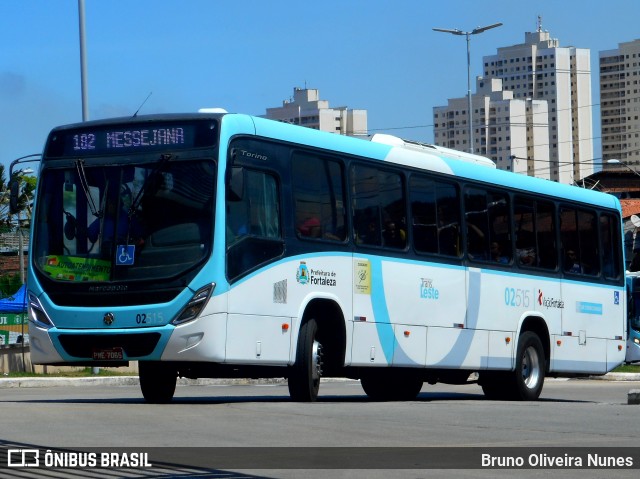 Viação Fortaleza 02515 na cidade de Fortaleza, Ceará, Brasil, por Bruno Oliveira Nunes. ID da foto: 7154603.