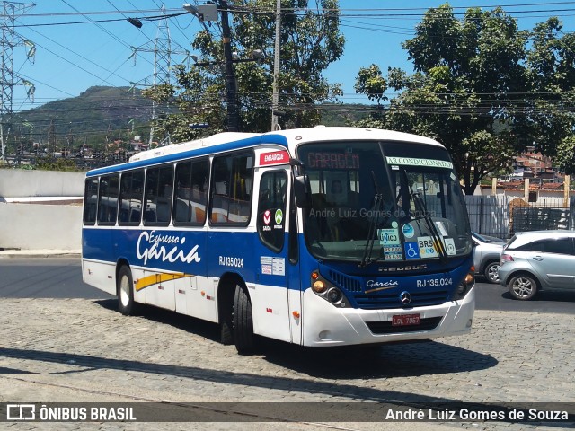 Expresso Garcia RJ 135.024 na cidade de Niterói, Rio de Janeiro, Brasil, por André Luiz Gomes de Souza. ID da foto: 7155680.