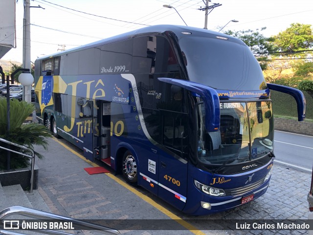 JJê Turismo 4700 na cidade de Aparecida, São Paulo, Brasil, por Luiz Carlos Machado. ID da foto: 7153985.