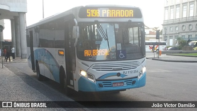 Auto Viação Vera Cruz - Belford Roxo RJ 112.254 na cidade de Rio de Janeiro, Rio de Janeiro, Brasil, por João Victor Damião. ID da foto: 7154616.