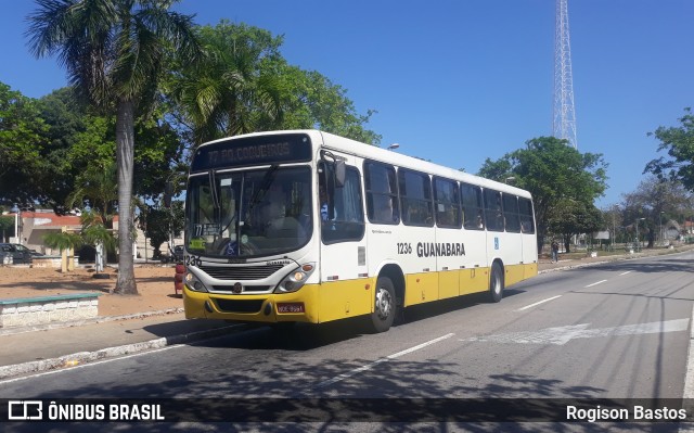 Transportes Guanabara 1236 na cidade de Natal, Rio Grande do Norte, Brasil, por Rogison Bastos. ID da foto: 7154906.