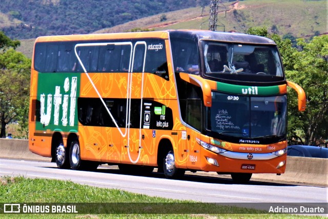 UTIL - União Transporte Interestadual de Luxo 11864 na cidade de Roseira, São Paulo, Brasil, por Adriano Duarte. Número da foto: #7155465.